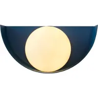 Lucide Vägglampa Benni, dimbar, Blå, Vardagsrum / matsal, Metall, Modern, Vägglampa, vägglampa inomhus