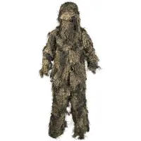 Mil-Tec Ghillie Suit Anti Fire Kit Woodland (Storlek: M/L)