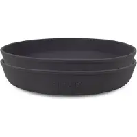 Filibabba Tallrikar - Silikon - 2-pack - Stone Grey - - One Size - Tallrik