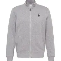 SKECHERS Herr The Hoodless Hoodie GO WALK Överallt Full Zip Jacka, Ljusgrå, X-Large