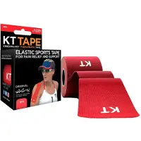 KT Tape Kinesiotejp i bomull (20x25 cm) - Red