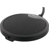 Deltaco Office DELC-0002 - Mikrofon - kabelansluten - USB, 3,5 mm kontakt - svart