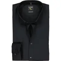 Olymp Nr. 6 Super Slim Fit Skjorta Svart Storlek