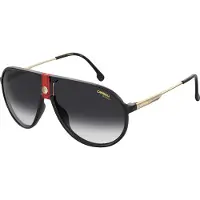 Carrera Aviator Mens Gold Red and Black Grey Gradient Solglasögon