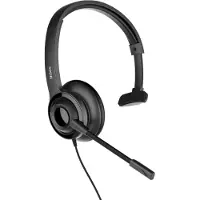 Deltaco brusreducerande USB-monoheadset - svart