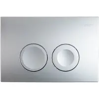 Geberit Manöverplatta Delta21, plast, matt krom