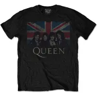 Ginza.se Queen: Kids T-Shirt/Vintage Union Jack (Black) (7-8 Years)