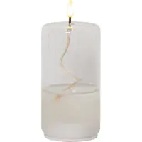 Star Trading Lykta Flamme Float Cylinder | Ø8cm x 17,5cm | vit []