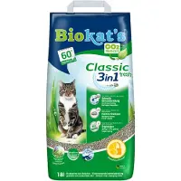 Biokat's 18 l Biokat's Classic 3in1 kattströ + 40 g GimCat Multi-Vitamin på köpet! - Fresh Spring
