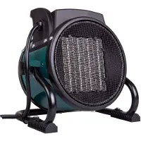 Vonroc Elektrisk värmefläkt 1000W/2000W – Keramisk – Grön