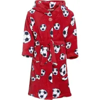 Playshoes Fleece badrock fotboll röd