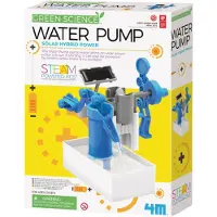 4M Grön vetenskap - Hybrid solkraft vattenpump - Dubbel kraft STEM leksakskit för barn - Sol- och batteridriven pump