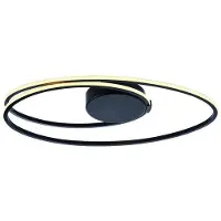 Freelight LED taklampa Ophelia, dimbar, Svart, Vardagsrum / matsal, Metall, Modern, LED-taklampa
