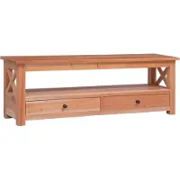 vidaXL TV-bänk 120x30x40 cm massiv mahogny