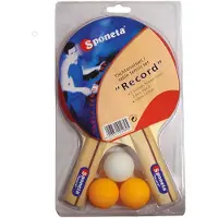 Victoria Sport racketset för bordtennis + 3 bollar Record