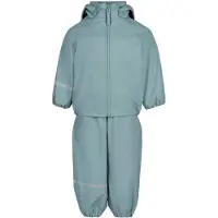 CeLaVi Regnkläder - Recycled PU - Smoke Blue - - 110 - Regnkläder
