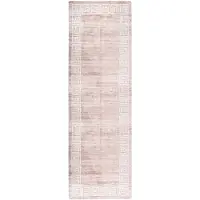 vidaXL Matta tvättbar 80x300 cm beige