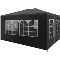 vidaXL Partytält 3x4 m antracit