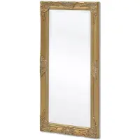 vidaXL Barock väggspegel 100x50 cm guld