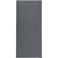 vidaXL Smutsabsorberande Matta, 100X250 Cm, Grå