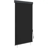 vidaXL Rullgardin utomhus 100x250 cm orange och brun
