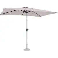 Vonroc Parasoll Rapallo 200x300cm – Premium rektangulärt parasoll | Beige