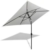 vidaXL Parasoll 200 x 300 cm sandvit rektangulär