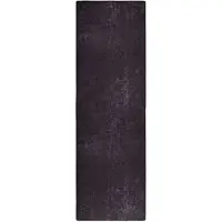 vidaXL Matta tvättbar 80x300 cm antracit halkfri