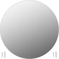 vidaXL Väggspegel rund 50 cm glas