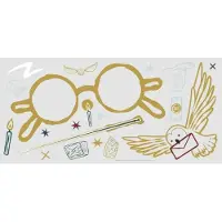 RoomMates Harry Potter glasögon gigantisk väggdekal