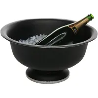 Barlife Champagnekylare På Fot Svart Rostfritt Stål Ø41xh20cm