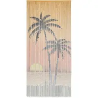 vidaXL Dörrdraperi i bambu 90x200 cm