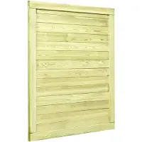 vidaXL Trädgårdsgrind impregnerad furu 125x100 cm