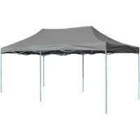 vidaXL Pop-Up hopfällbart partytält 3x6 m antracit