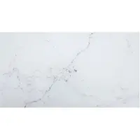 vidaXL Bordsskiva vit 120x65 cm 8 mm härdat glas med marmortextur
