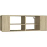 vidaXL Väggmonterat tv-skåp sonoma-ek 102x35x35 cm konstruerat trä
