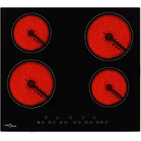 vidaXL Ceramic Hob 4 Burners Touch Control 6000 W 50784