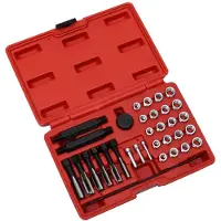 vidaXL Reparationssats för glödstift 33 delar M8 M10 M12