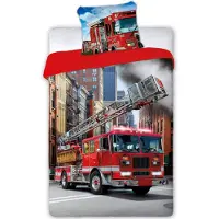 MCU Brandbil sängkläder 140x200 cm – 100% bomull