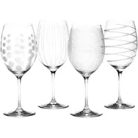 MIKASA Set Med 4 Rödvinsglas