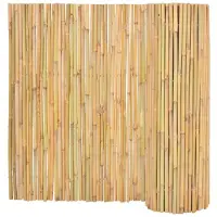 vidaXL Stängsel Paneler Stängsel Trädgårdsbädd Gräsmatta Trädgårdsgång Bakgård Utomhus Patio Bambu 142683