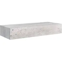 vidaXL Väggmonterad Hylla Med Låda, Betonggrå, 60X23,5X10 Cm, MDF