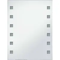 vidaXL Badrumsspegel LED 60x80 cm
