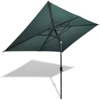 vidaXL Parasoll 200 x 300 cm grön rektangulär