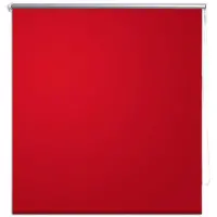 vidaXL Rullgardin röd 120 x 230 cm mörkläggande