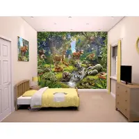 Walltastic Skogens djur tapet 243 x 305 cm