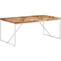 vidaXL Matbord 180x90x76 cm massivt akaciaträ och mangoträ