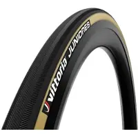 Vittoria Juniores Tubular Tyre 26" svart/beige 21-559 | 650x21C 2022 Däck med punkteringsskydd