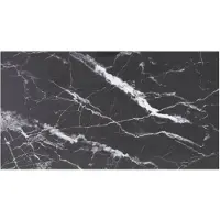 vidaXL Bordsskiva, Svart, 120X65 Cm, 8 Mm, Glas Med Marmorstruktur