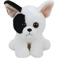 TY 41203 Marcel - Hund Vit/Svart, 15 cm, Beanie Babies